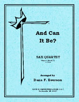 AND CAN IT BE SAX QUARTET cover